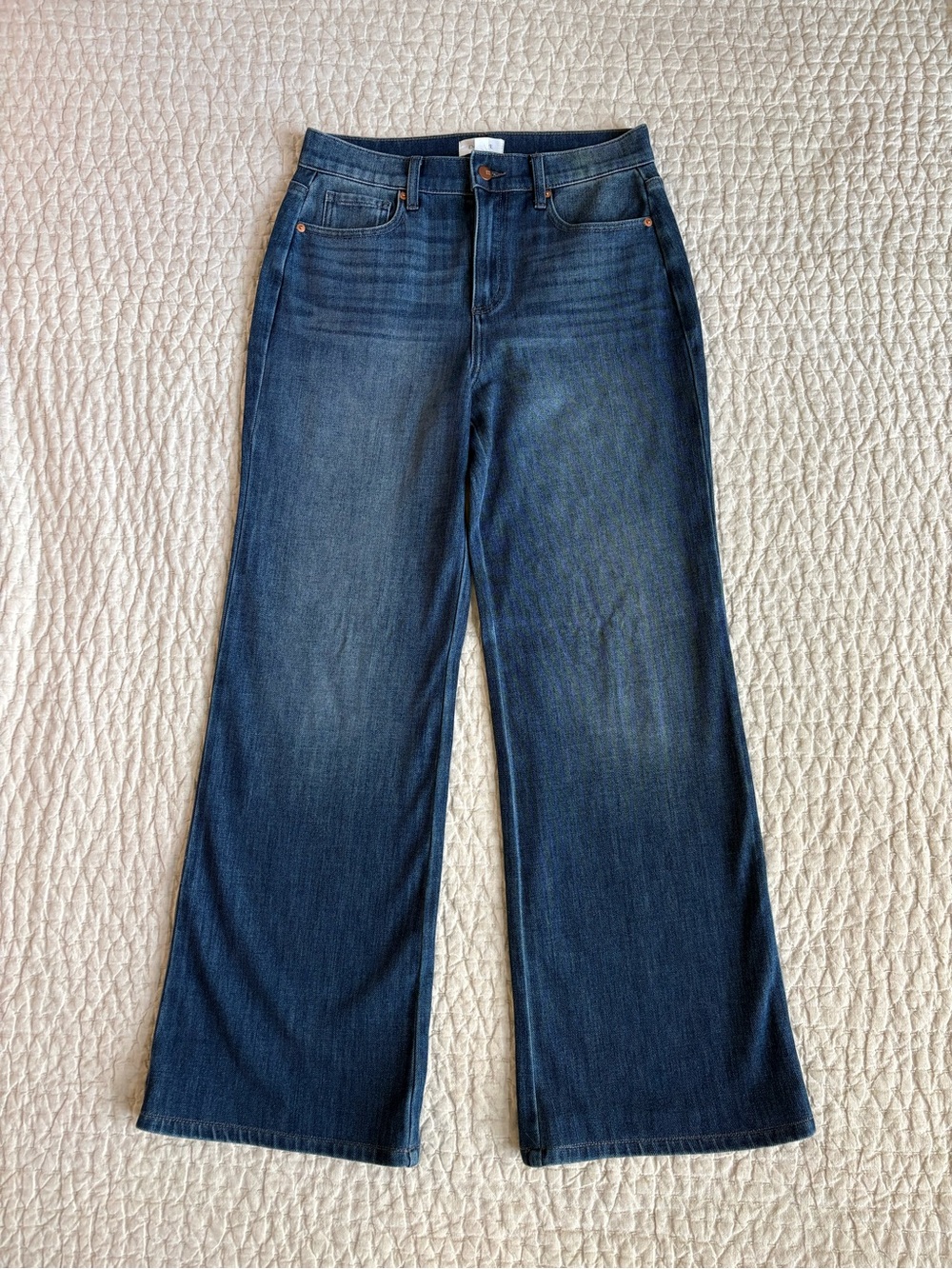 Evereve Dark Blue Straight-Leg Jeans